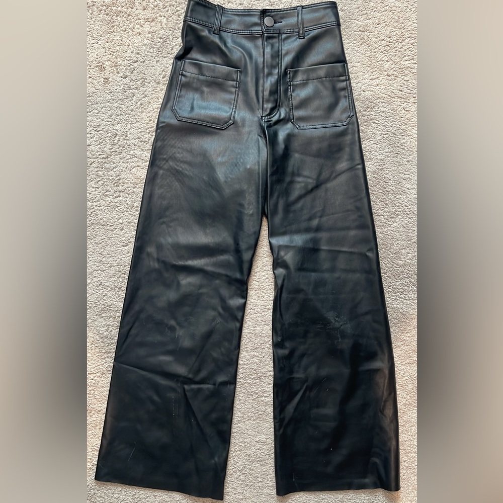Zara Black Wide Leg Pants